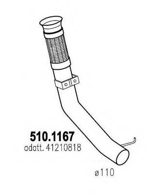 Приемная труба глушителя ASSO TRUCK 5101167
