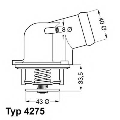 Термостат WAHLER 427587D