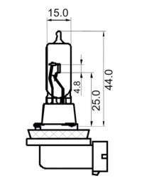 Лампа накаливания галогенная sct 202983 (h9 12v 65w pgj 19-5) SCT Germany 202983