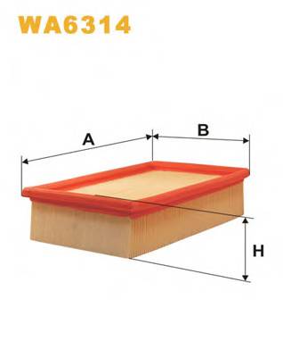 Воздушный фильтр WIX FILTERS WA6314