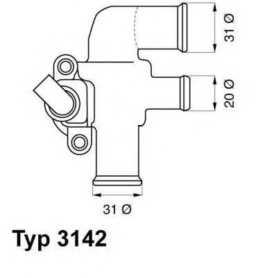 Термостат WAHLER 314290D