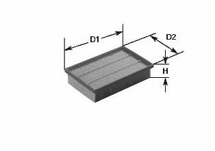 Воздушный фильтр CLEAN FILTERS MA619 вставка