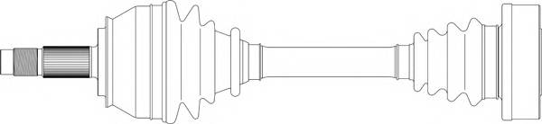 Приводной вал general ricambi GENERAL RICAMBI AR3073