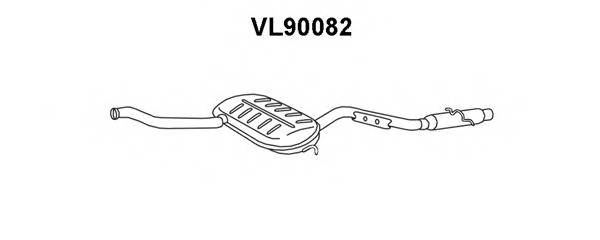 Глушитель выхлопных газов конечный VENEPORTE VL90082