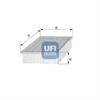 Воздушный фильтр UFI 3032900