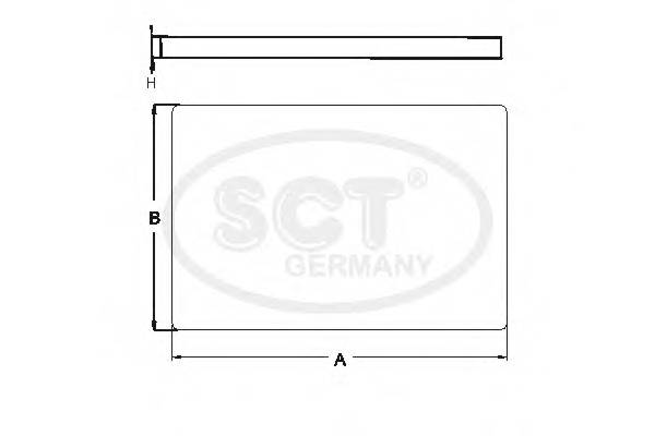 Салонный фильтр SCT Germany SA1150