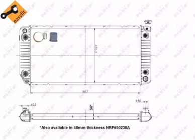 Гофра 50x230 | зад | EDEX 50230