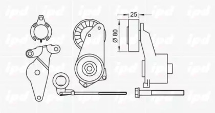 Brake drum OMC 100671