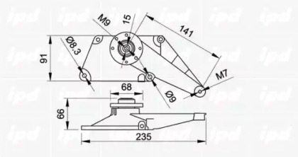 Барабан тормозной  58411-22100 OMC 100691