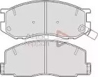 Колодки тормозные дисковые | перед | Allied Nippon ADB3422
