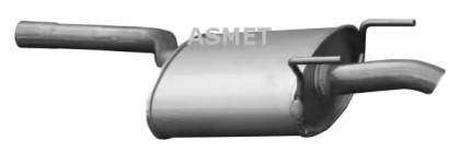 Глушитель выхлопных газов зад mercedes c (w202) kombi/sedan 1.8/2.0d 0 ASMET 01053
