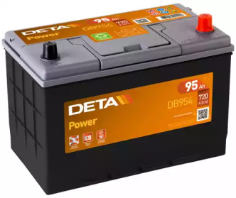 Стартерная аккумуляторная батарея DETA DB954