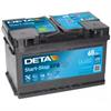 Стартерная аккумуляторная батарея DETA DL652