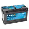 Стартерная аккумуляторная батарея DETA DL752