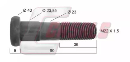 Замок уплотнителя лобового стекла длина 5,4м. ROSTECO 21468