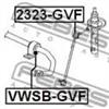 Тяга стабилизатора переднего для VW Golf, Skoda Octavia 03 FEBEST 2323GVF