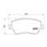 Колодки дисковые передние для Nissan Micra/Note, Renault Clio/Modus 1.0-1.6 03 BREMBO P68033