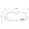колодки дисковые задние LandRover Discovery/Range для Rover 4.4i V8/2.7TD V6 04 BREMBO P44013