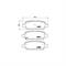 колодки дисковые задние для Nissan X-Trail 2.0/2.5/2.2CDi 01 BREMBO P56046