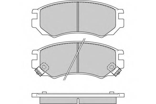 Передние колодки E.T.F 120512