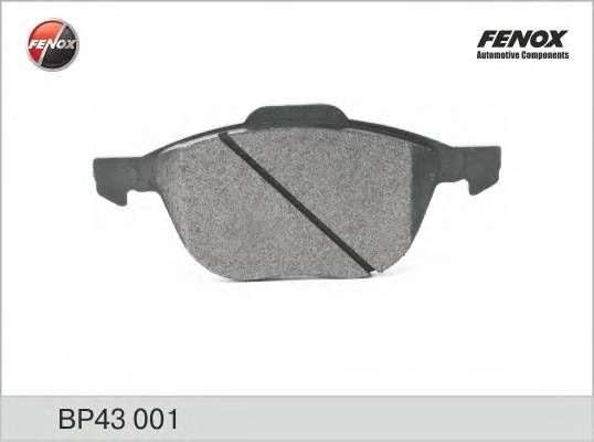 Колодки дисковые передние для Ford Focus C-MAXi, Mazda 3 1.4i-2.0CRDT/TDCi 03 FENOX BP43001