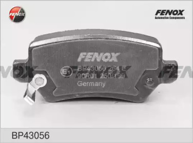 Колодки дисковые задние для Opel Astra/Zafira 1.8- 2.2i/DTi 01 FENOX BP43056