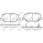Колодки дисковые задние для Mazda 6, Mitsubishi Outlander 2.0/2.4i/2.2D 12 NIBK PN25003