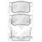 Колодки дисковые задние для Honda Accord 1.8-2.3/2.0TD 90-99, Rover 600 1.8-2.3 93 NIBK PN8397
