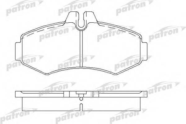 Передние колодки PATRON PBP1304