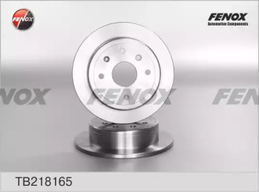 Диск тормозной задний для Chevrolet Lacetti, Daewoo Nubira 1.4/1.6/1.8 03 FENOX TB218165