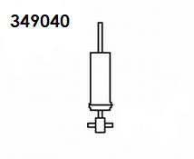 Амортизатор задний газовый для Mitsubishi Outlander, Citroen C-Crosser, Peugeot 4007 02 KYB Excel-G 349040