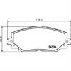 Колодки дисковые передние для Toyota RAV4 2.2D/Auris 1.4/1.6/1.4D 07 NISSHINBO NP1019
