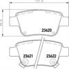 Колодки дисковые задние для Toyota Avensis 1.6i-2.4D-4D 03 NISSHINBO NP1031