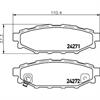 Колодки дисковые задние для Subaru Legacy 2.0i/Outback 2.5i 03 NISSHINBO NP7006