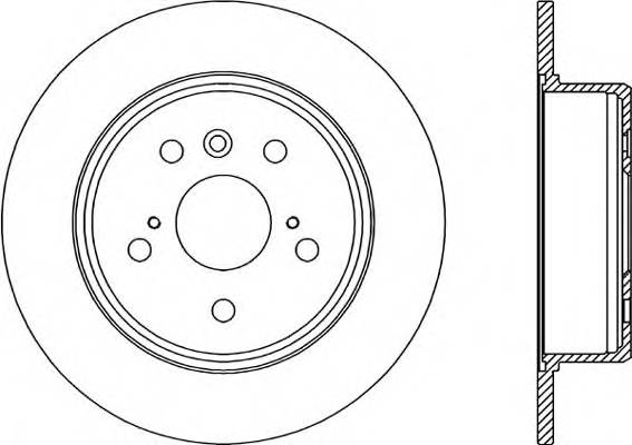 Задний тормозной диск OPEN PARTS BDR218710