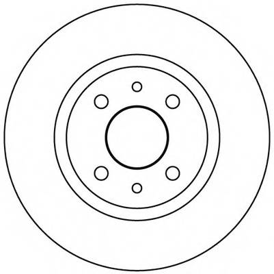 Передний тормозной диск SIMER D1018