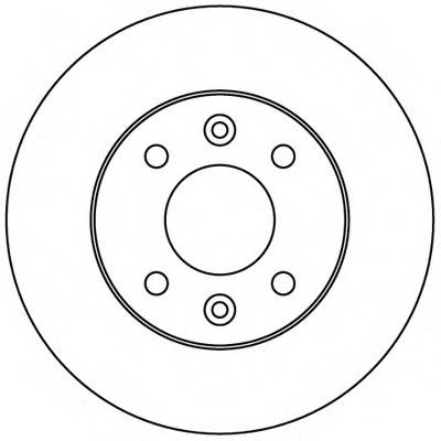 Передний тормозной диск SIMER D1037