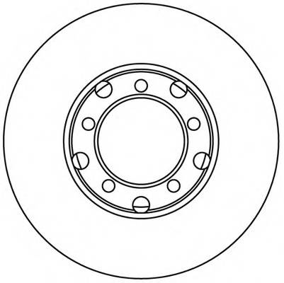 Передний тормозной диск SIMER D1048