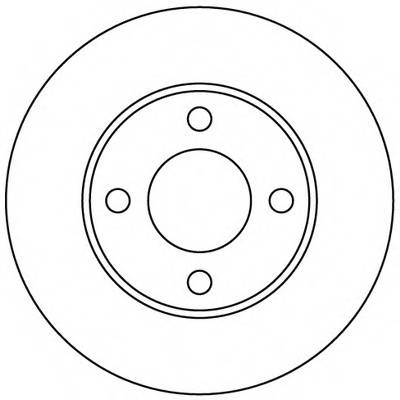 Передний тормозной диск SIMER D1072