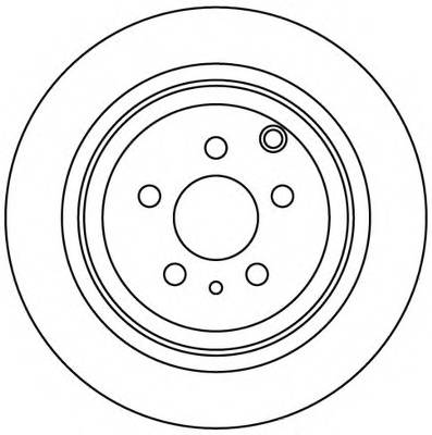 Задний тормозной диск SIMER D1027
