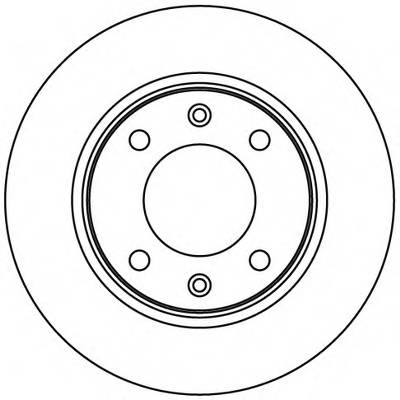 Задний тормозной диск SIMER D1075