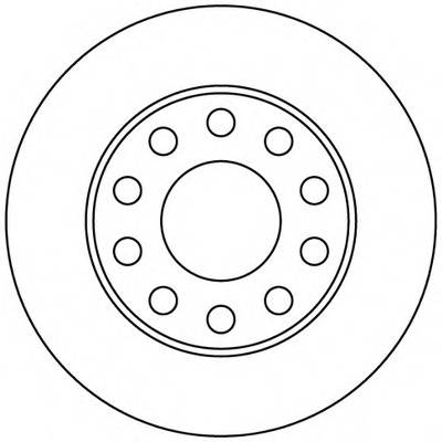 Задний тормозной диск SIMER D1114