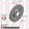 Тормозной диск ZIMMERMANN 285351952