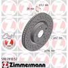 Тормозной диск ZIMMERMANN 590281052